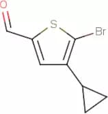 5-Bromo-4-(cyclopropyl)thiophene-2-carboxaldehyde