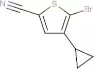 5-Bromo-4-(cyclopropyl)thiophene-2-carbonitrile