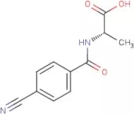 (2S)-2-[(4-Cyanobenzoyl)amino]propanoic acid