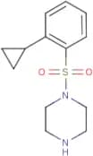 1-(2-Cyclopropylphenyl)sulfonylpiperazine