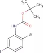 2-Bromo-5-iodoaniline, N-BOC protected