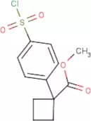 Methyl 1-[4-(chlorosulfonyl)phenyl]cyclobutanecarboxylate
