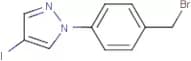 1-[4-(Bromomethyl)phenyl]-4-iodo-1H-pyrazole