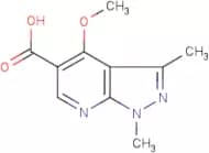 1,3-Dimethyl-4-methoxy-1H-pyrazolo[3,4-b]pyridine-5-carboxylic acid