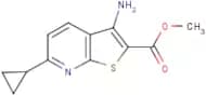 Methyl 3-amino-6-cyclopropylthieno[2,3-b]pyridine-2-carboxylate