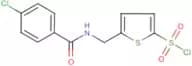 5-{[(4-Chlorobenzoyl)amino]methyl}thiophene-2-sulphonyl chloride