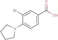 3-Bromo-4-pyrrolidinobenzoic acid