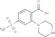 4-(Methylsulfonyl)-2-piperazinobenzoic acid