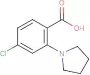 4-Chloro-2-pyrrolidinobenzoic acid