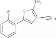 2-Amino-5-(2-bromophenyl)furan-3-carbonitrile