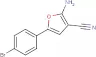 2-Amino-5-(4-bromophenyl)furan-3-carbonitrile