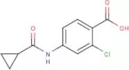 2-Chloro-4-[(cyclopropylcarbonyl)amino]benzoic acid