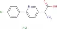 2-Amino-2-[6-(4-chlorophenyl)-3-pyridyl]acetic acid hydrochloride