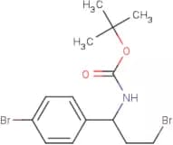 1-(Boc-amino)-3-bromo-1-(4-bromophenyl)propane