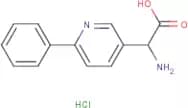 2-Amino-2-(6-phenyl-3-pyridyl)acetic acid hydrochloride