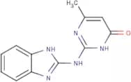 2-(2-Benzimidazolylamino)-6-methylpyrimidin-4(3H)-one