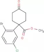 Methyl 1-(2-Bromo-5-chlorophenyl)-4-oxocyclohexanecarboxylate