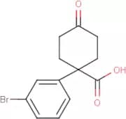 1-(3-Bromophenyl)-4-oxocyclohexanecarboxylic acid