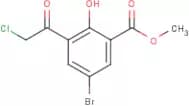 Methyl 5-Bromo-3-(2-chloroacetyl)-2-hydroxybenzoate