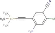 4-Amino-2-chloro-5-[(trimethylsilyl)ethynyl]benzonitrile