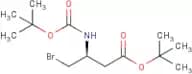 tert-Butyl (S)-3-(Boc-amino)-4-bromobutanoate