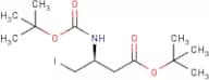 tert-Butyl (S)-3-(Boc-amino)-4-iodobutanoate