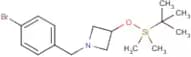 1-(4-Bromobenzyl)-3-[(tert-butyldimethylsilyl)oxy]azetidine