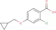 2-Chloro-4-(cyclopropylmethoxy)benzoic acid