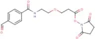 2,5-dioxopyrrolidin-1-yl 3-(2-(4-formylbenzamido)ethoxy)propanoate