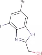 6-Bromo-2-(hydroxymethyl)-4-iodobenzimidazole