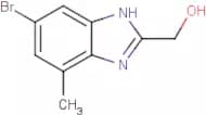 6-Bromo-2-(hydroxymethyl)-4-methylbenzimidazole