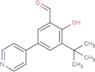 3-(tert-Butyl)-2-hydroxy-5-(4-pyridyl)benzaldehyde