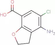 4-Amino-5-chloro-2,3-dihydrobenzofuran-7-carboxylic acid