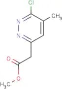 Methyl (6-chloro-5-methyl-pyridazin-3-yl)acetate