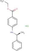 Ethyl 4-[[(1S)-1-phenylethyl]amino]benzoate hydrochloride
