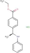 Ethyl 4-[(1S)-1-anilinoethyl]benzoate hydrochloride