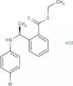 Ethyl 2-[(1S)-1-(4-bromoanilino)ethyl]benzoate hydrochloride