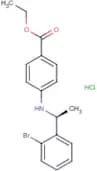 Ethyl 4-[[(1S)-1-(2-bromophenyl)ethyl]amino]benzoate hydrochloride