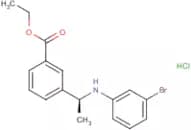Ethyl 3-[(1S)-1-(3-bromoanilino)ethyl]benzoate hydrochloride