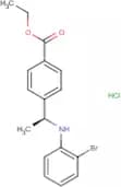 Ethyl 4-[(1S)-1-(2-bromoanilino)ethyl]benzoate hydrochloride