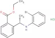 Ethyl 2-[(1S)-1-(2-bromoanilino)ethyl]benzoate hydrochloride