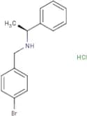 (1S)-N-[(4-Bromophenyl)methyl]-1-phenyl-ethanamine hydrochloride