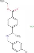Ethyl 4-[(1S)-1-[(4-bromophenyl)methylamino]ethyl]benzoate hydrochloride