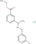 Ethyl 3-[(1S)-1-[(3-bromophenyl)methylamino]ethyl]benzoate hydrochloride