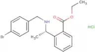 Ethyl 2-[(1S)-1-[(4-bromophenyl)methylamino]ethyl]benzoate hydrochloride