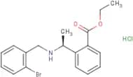 Ethyl 2-[(1S)-1-[(2-bromophenyl)methylamino]ethyl]benzoate hydrochloride