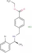 Ethyl 4-[[[(1S)-1-(2-bromophenyl)ethyl]amino]methyl]benzoate hydrochloride