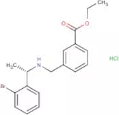 Ethyl 3-[[[(1S)-1-(2-bromophenyl)ethyl]amino]methyl]benzoate hydrochloride