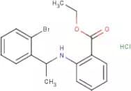 Ethyl 2-[1-(2-bromophenyl)ethylamino]benzoate hydrochloride