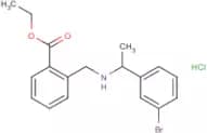 Ethyl 2-[[1-(3-bromophenyl)ethylamino]methyl]benzoate hydrochloride